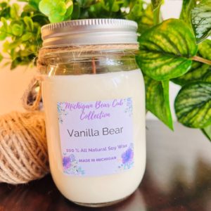 Vanilla Bear candle
