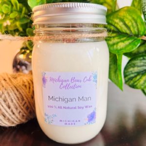 Michigan Man candle