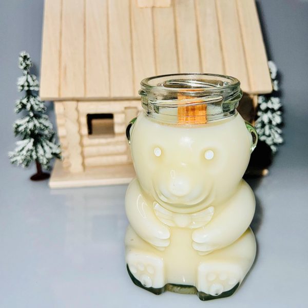Cottage Bear candle