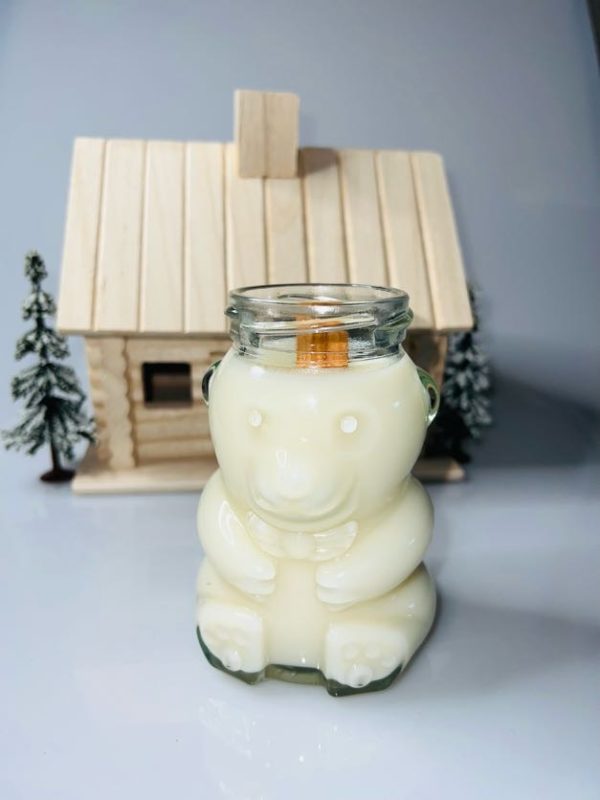 Cottage Bear candle